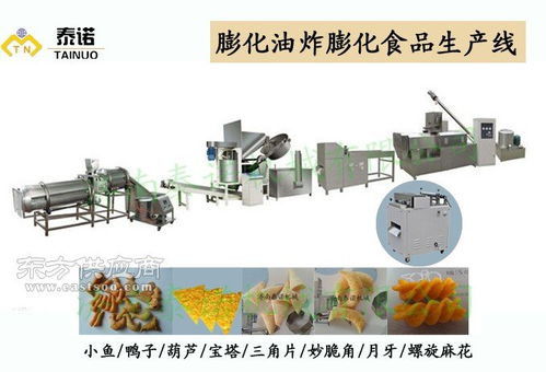网络脆 薄米饼 妙脆角立体膨化食品生产机械图片